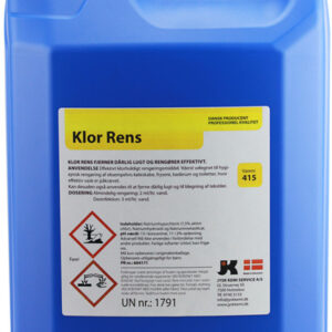 Klor rens - 3x5 liter